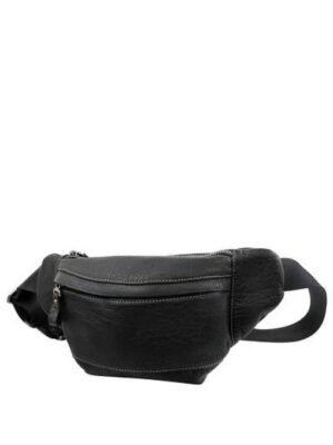 Сумка поясная кожаная