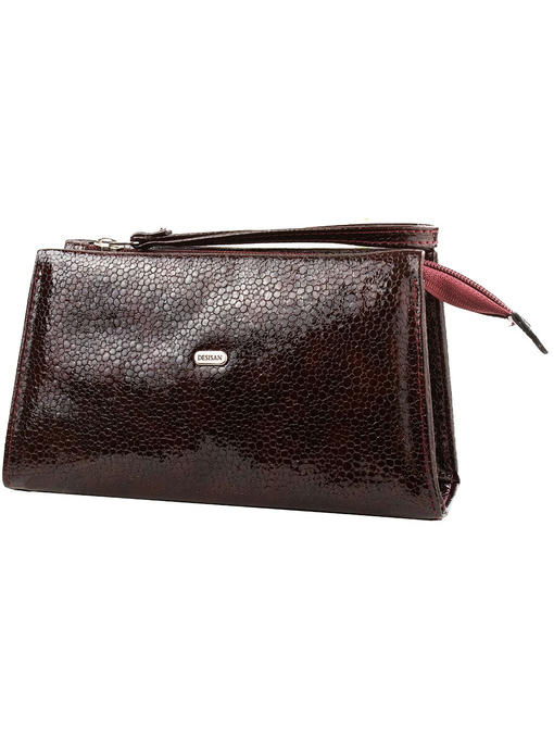 Женская кожаная косметичка DESISAN — изображение 2