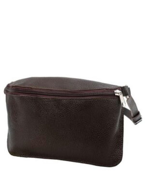 Женская дизайнерская кожаная сумка поясная