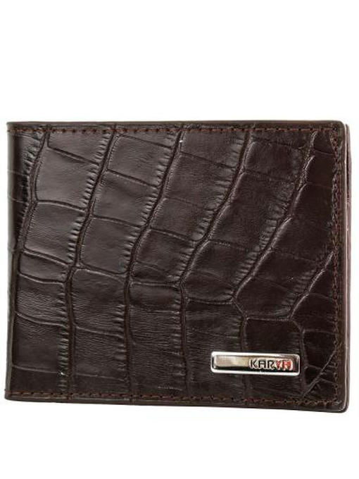 Мужское кожаное портмоне KARYA