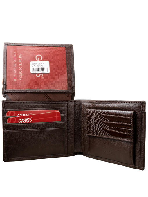 Мужское кожаное портмоне GRASS — изображение 5