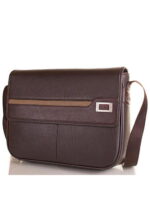 Мужская сумка-почтальонка из качественного кожезаменителя BONIS