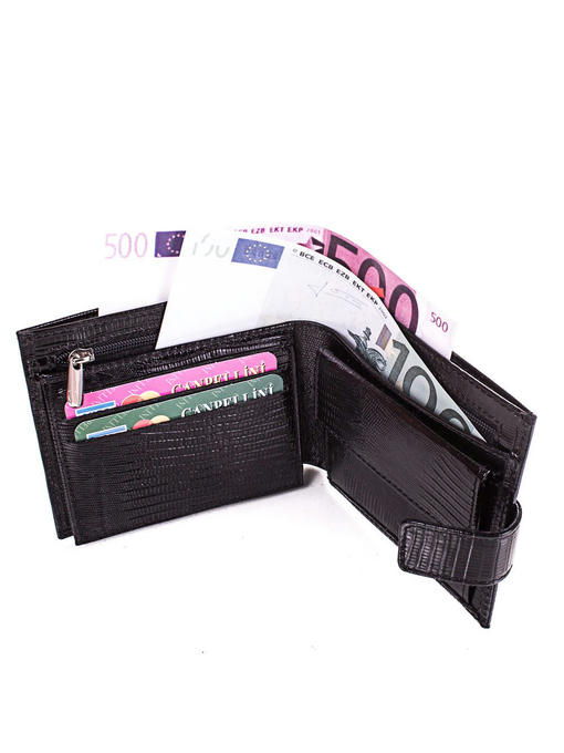 Мужской кожаный кошелек CANPELLINI (КАНПЕЛЛИНИ) — изображение 5