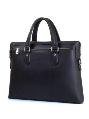 Мужская сумка из качественного кожезаменителя с карманом для ноутбука с диагональю экрана до 12,6" BONIS