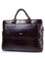 Мужская кожаная сумка с отделением для ноутбука с диагональю экрана до 13,3" DESISAN
