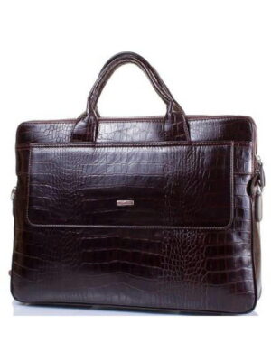 Мужская кожаная сумка с отделением для ноутбука с диагональю экрана до 13,3" DESISAN