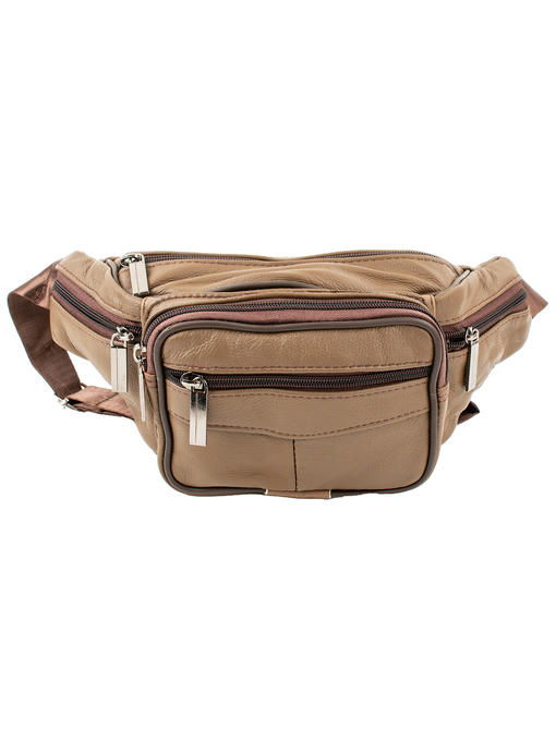 Кожаная мужская поясная сумка — изображение 3