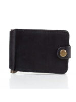 Зажим для купюр мужской кожаный