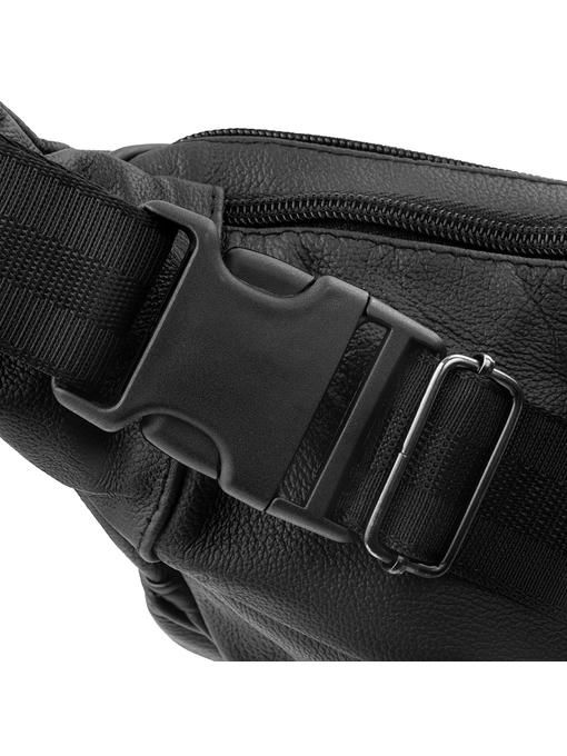 Кожаная мужская поясная сумка — изображение 7