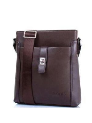 Сумка-планшет мужская из качественного кожезаменителя BONIS