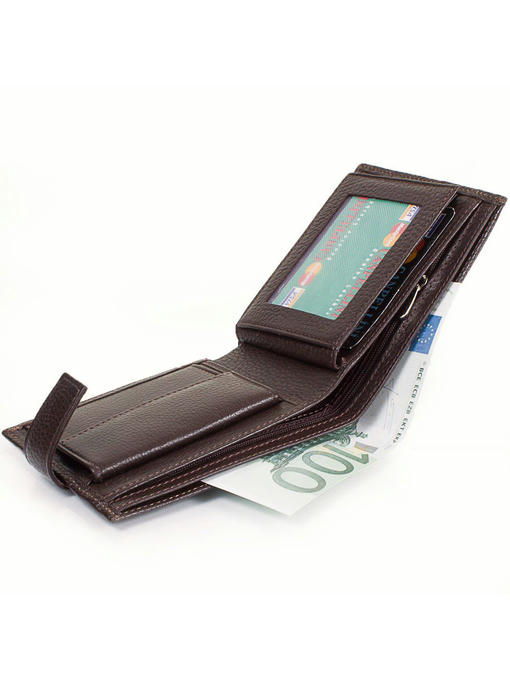 Мужской кожаный кошелек CANPELLINI — изображение 7