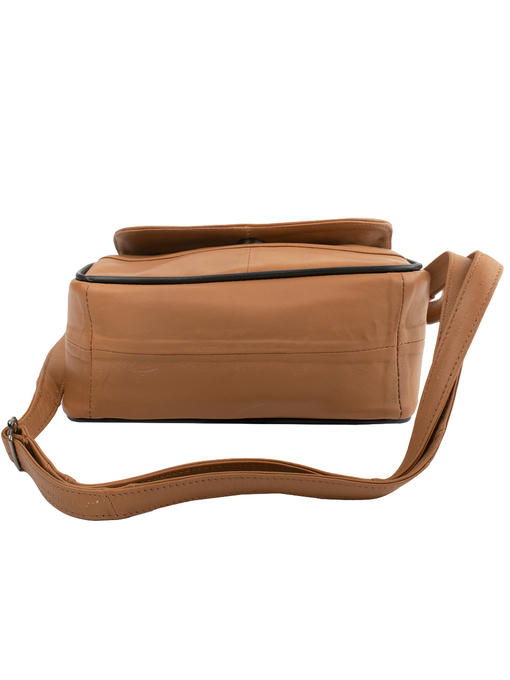 Женская кожаная мини-почтальонка "TuNoNа" — изображение 5