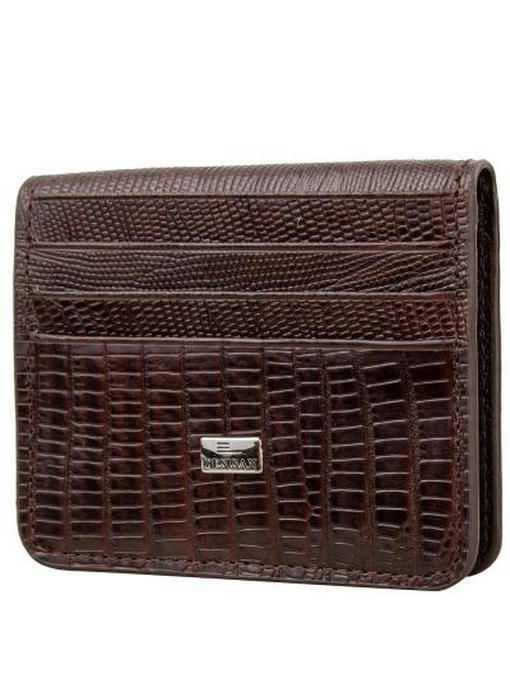 Мужское кожаное портмоне с кредитницей DESISAN