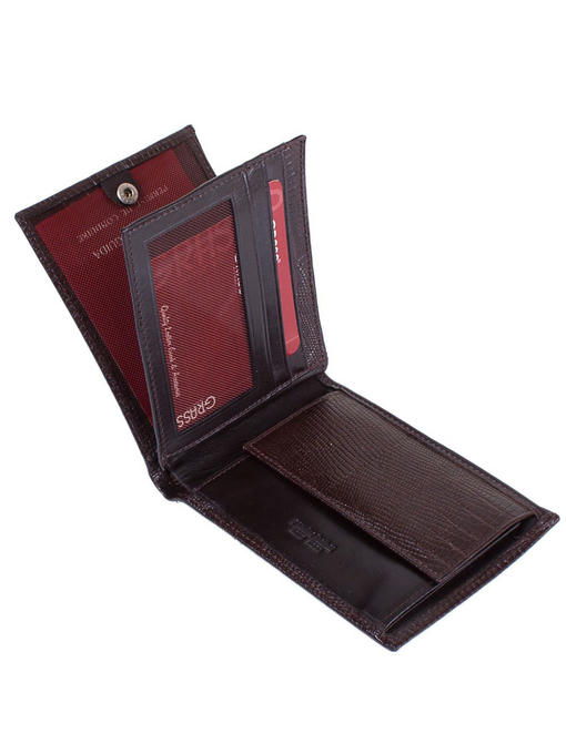 Мужское кожаное портмоне GRASS — изображение 7