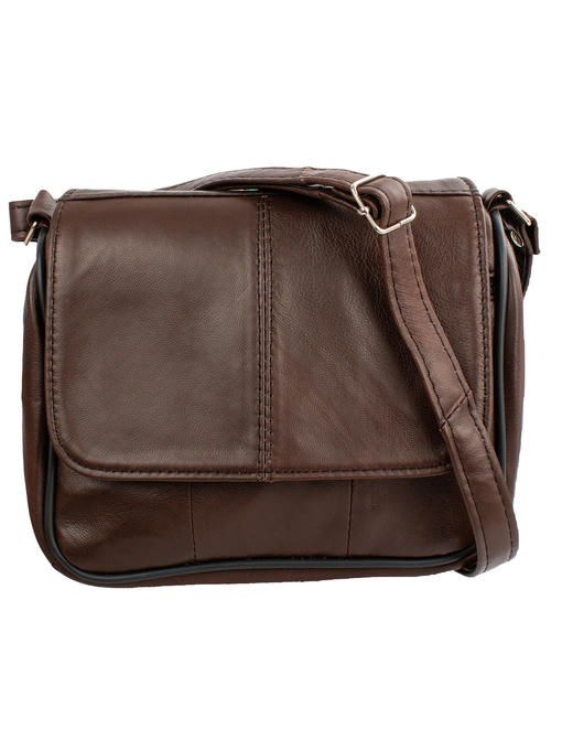 Женская кожаная мини-почтальонка TUNONA — изображение 2