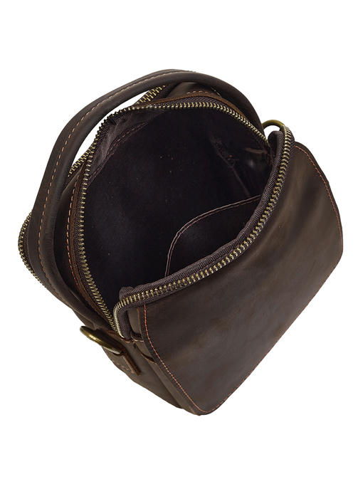 Мужская кожаная сумка через плечо BUFFALO BAGS — изображение 3