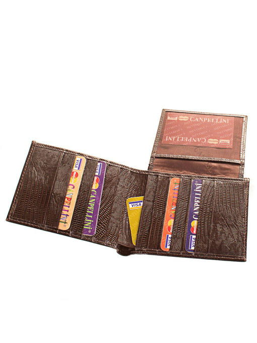 Мужской кожаный кошелек CANPELLINI — изображение 7