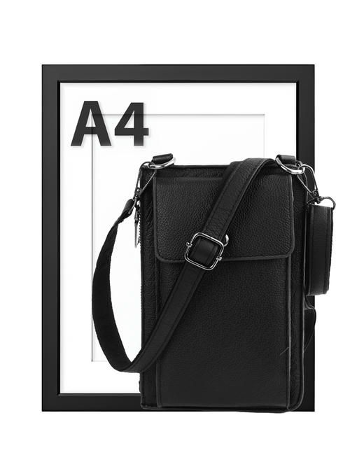 Мужская кожаная мини-сумка "TuNoNа" — изображение 7